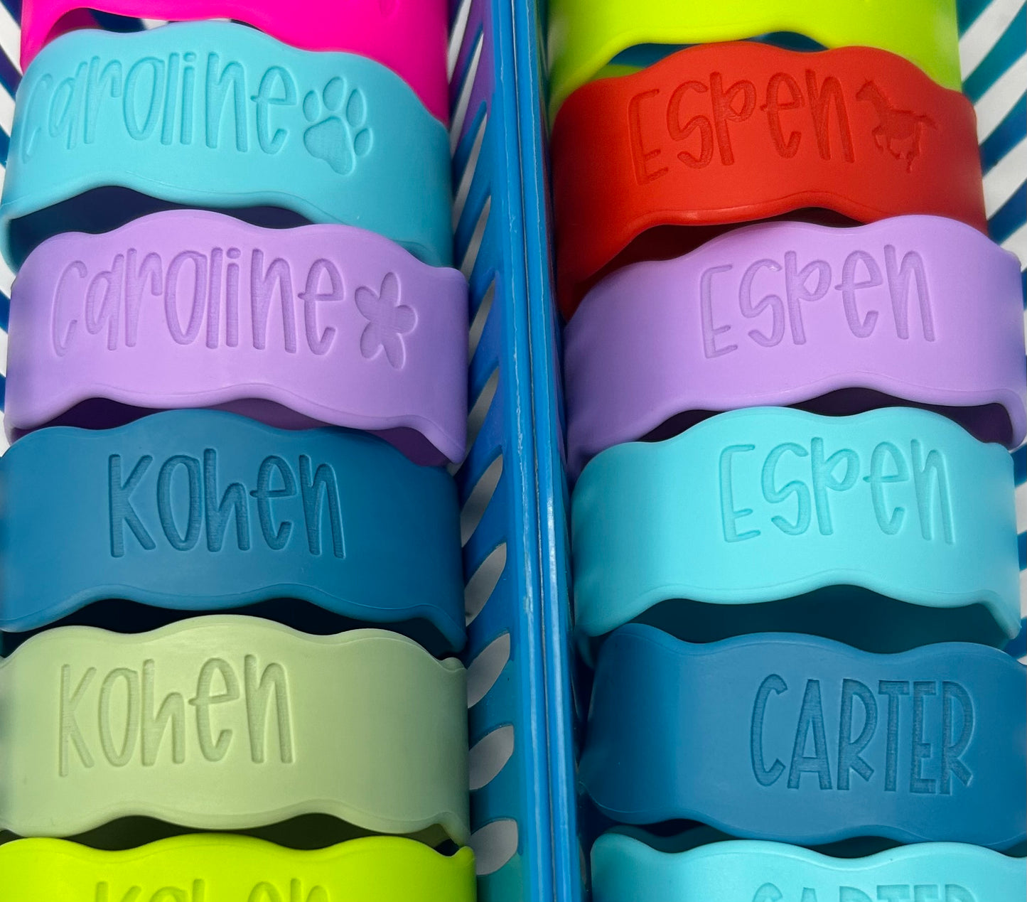 Silicone Bottle Bands - Pack of THREE