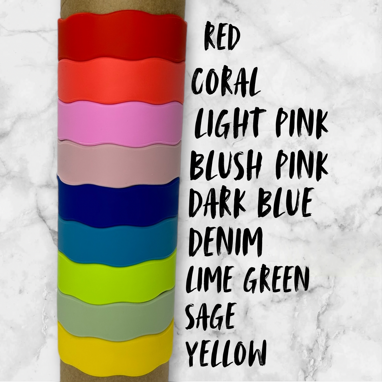 Silicone Bottle Bands - Pack of THREE