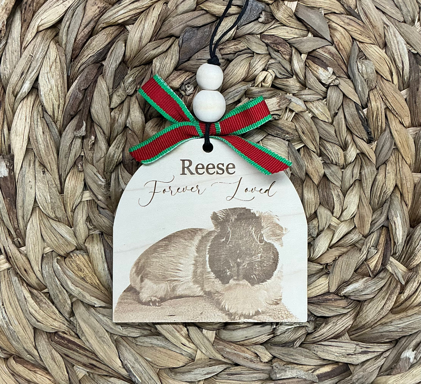 Forever Loved Personalized Pet Portrait Ornament
