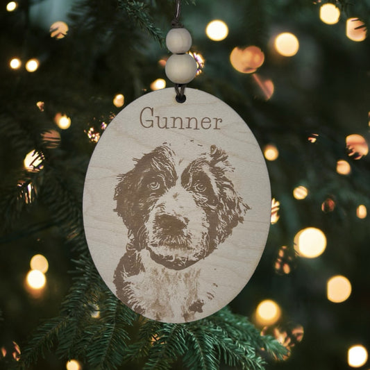 Personalized Pet Portrait Ornaments