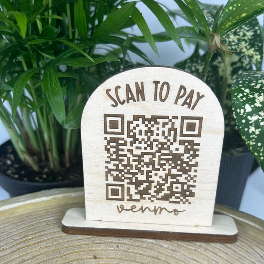 Mini Scan To Pay Sign