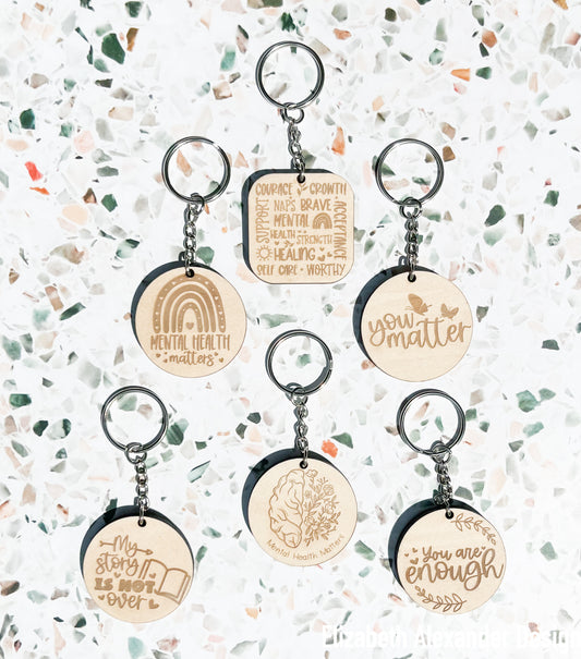 Wholesale Mental Health Keychains